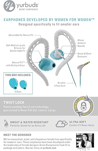 Miniatura 4 de Yurbuds Focus Aqua