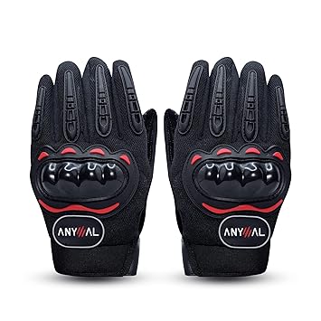 GoMechanic Anymal Series Racing Equipment Motorcycle Riding Gloves (Red)