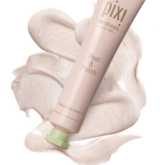 Pixi Beauty Peel & Polish | Natural Fruit Enzymes Resurface Skin | Gentle Exfoliator Promotes Healthy Complexion | 2.70 Fl Oz
