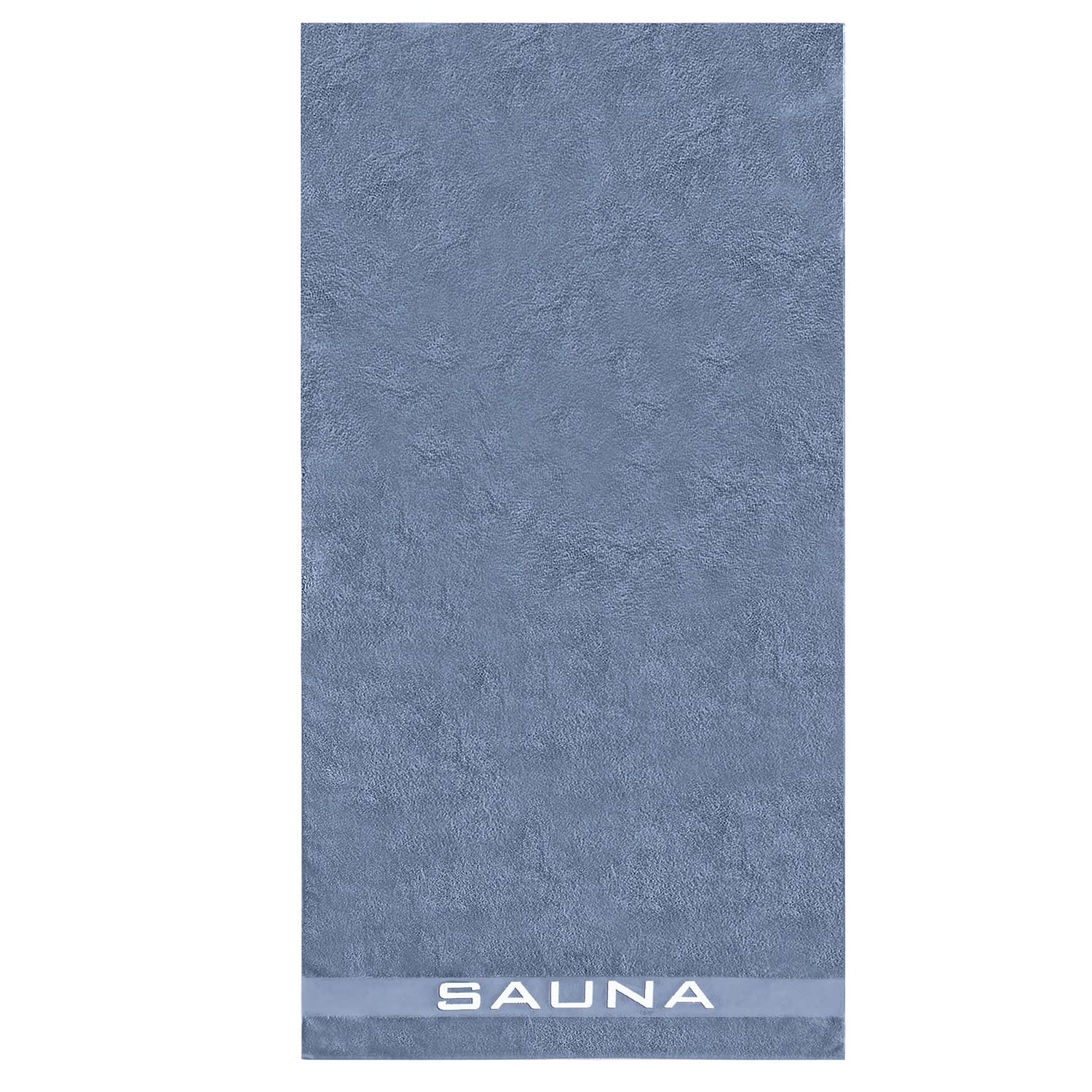 Delindo Lifestyle Asciugamano da sauna Colares, 80 x 200 cm, blu, XXL per uomo e donna