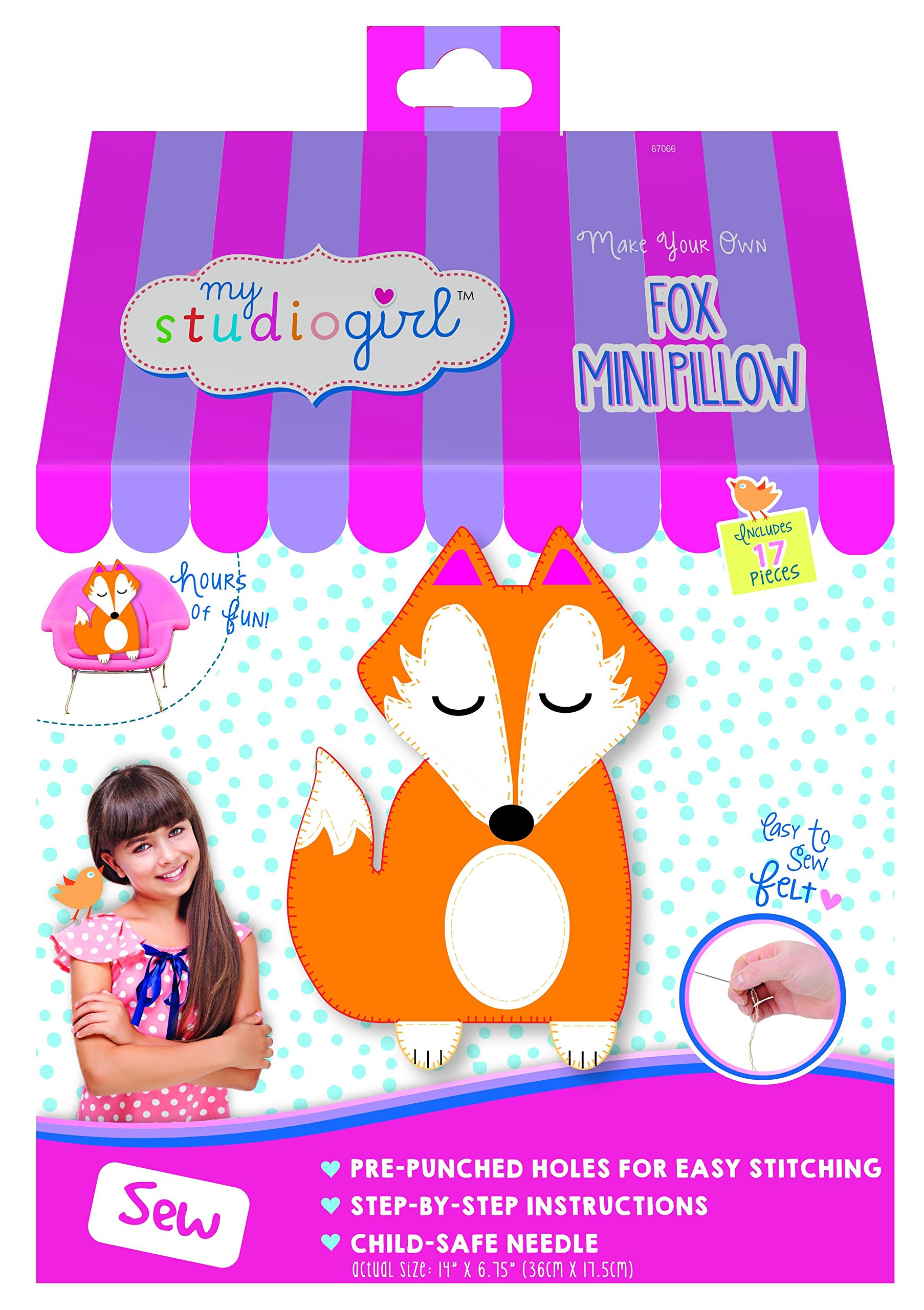 My Studio Girl Mini Pillows - Fox