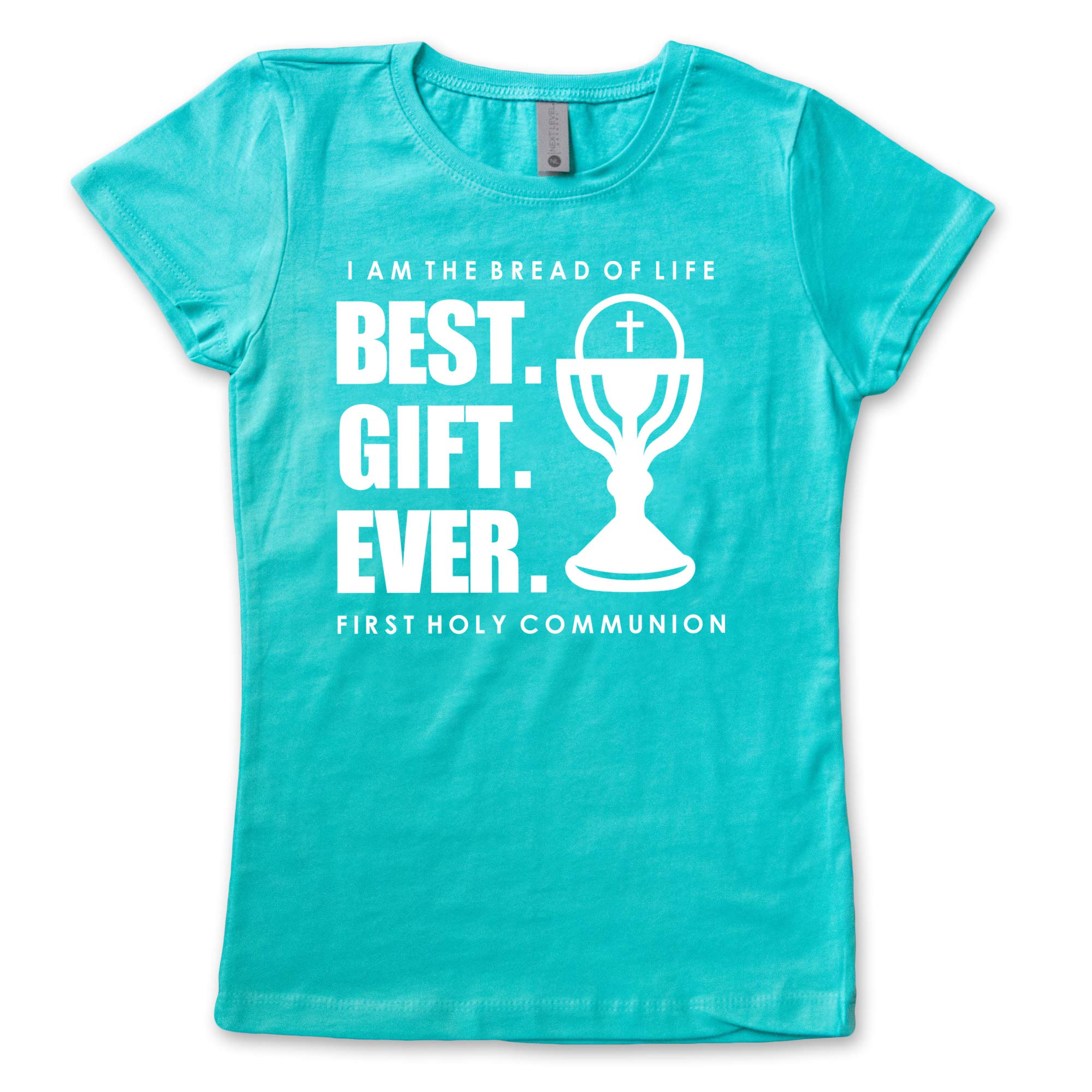 First Holy Communion T-Shirt for Boys and Girls, Catholic Sacrament Gift