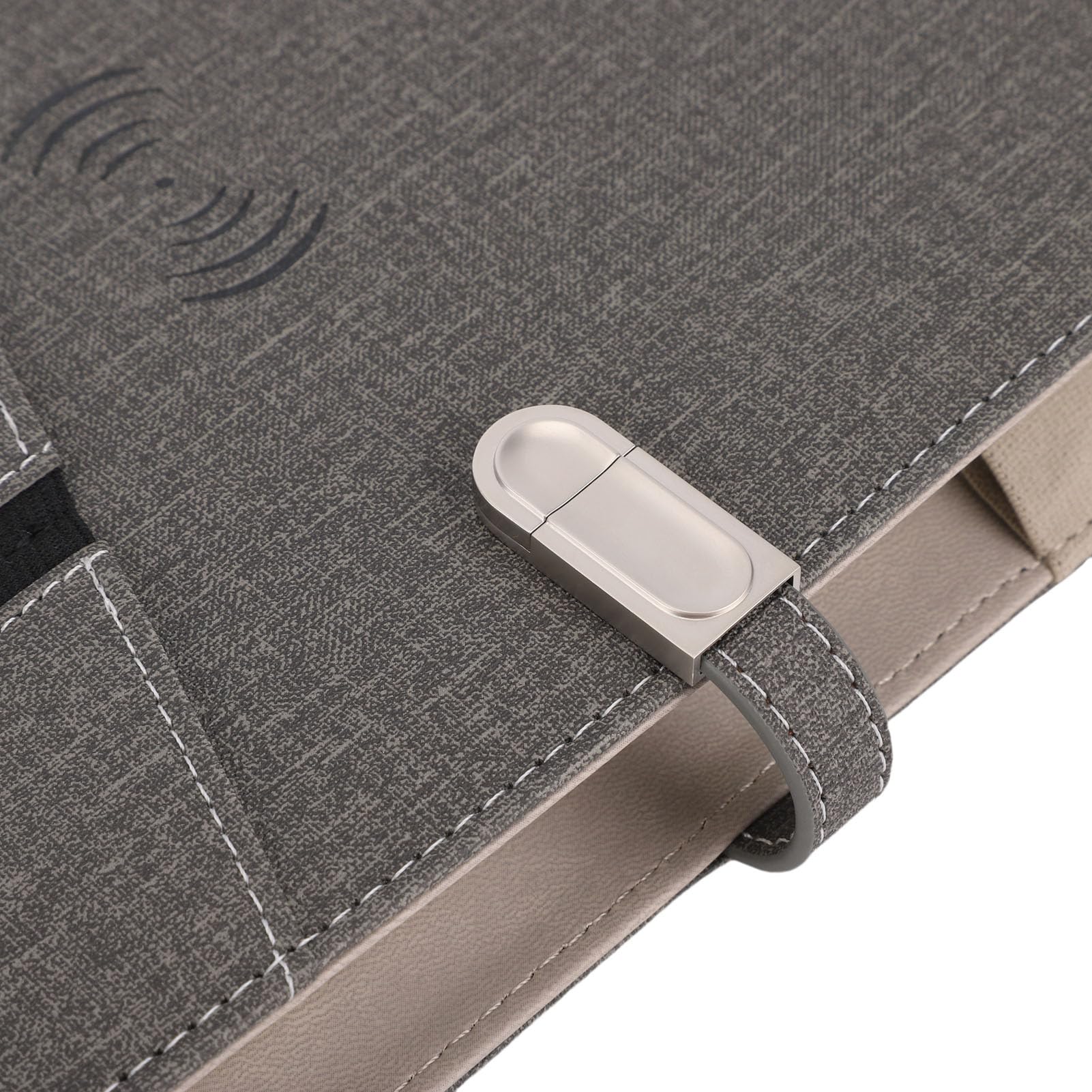 YWBL-WH Notebook Intelligente Multifunzionale, Carta con Batteria da 8000 MAh, Business Planner Ricaricabile A5 per Studenti e Professionisti