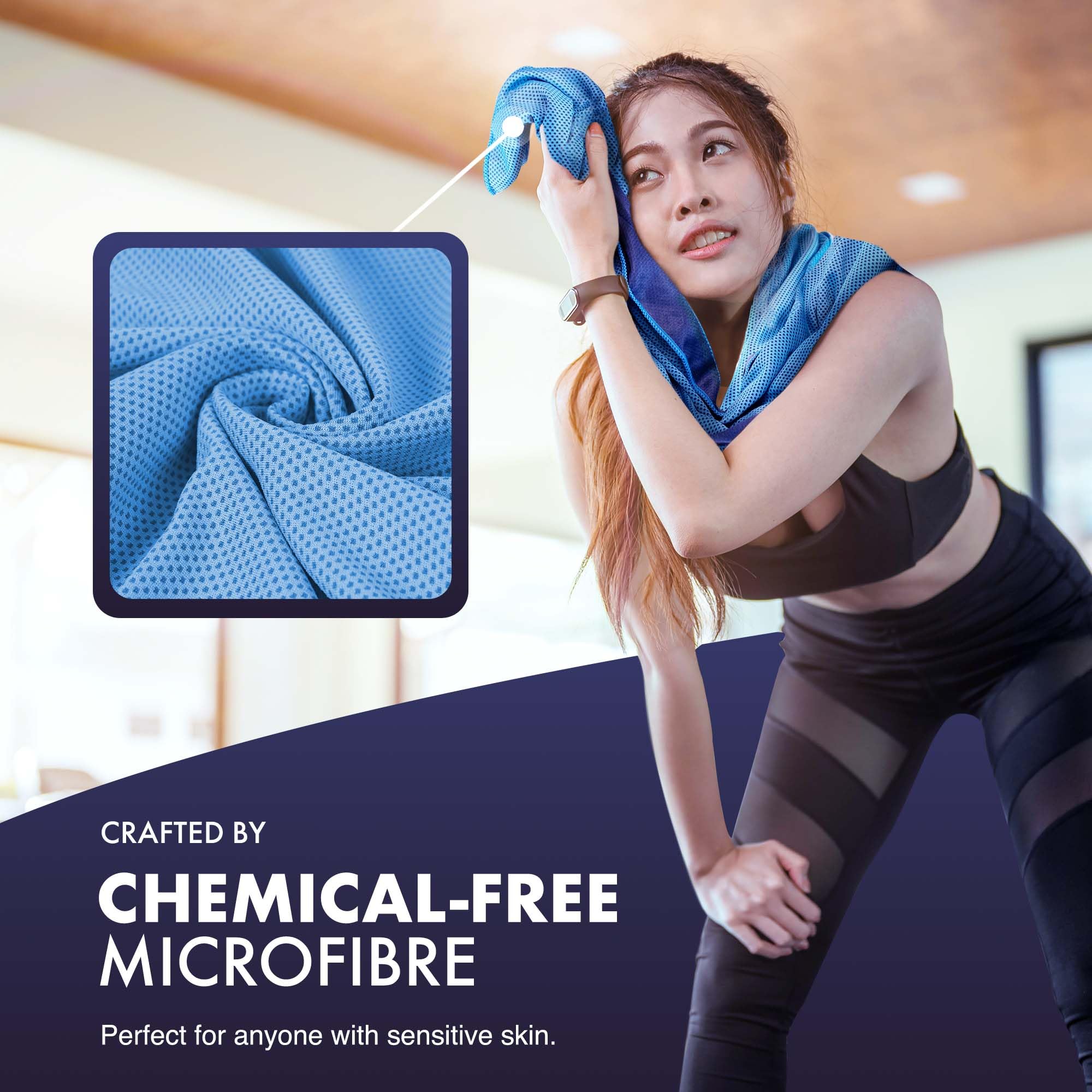 Asciugamano Rinfrescante Airflip - Per Sport, Palestra E Viaggi, Senza Chimici - Foto 4