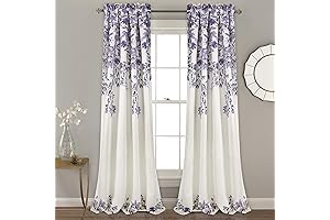 Lush Decor Tanisha Lavender Curtains