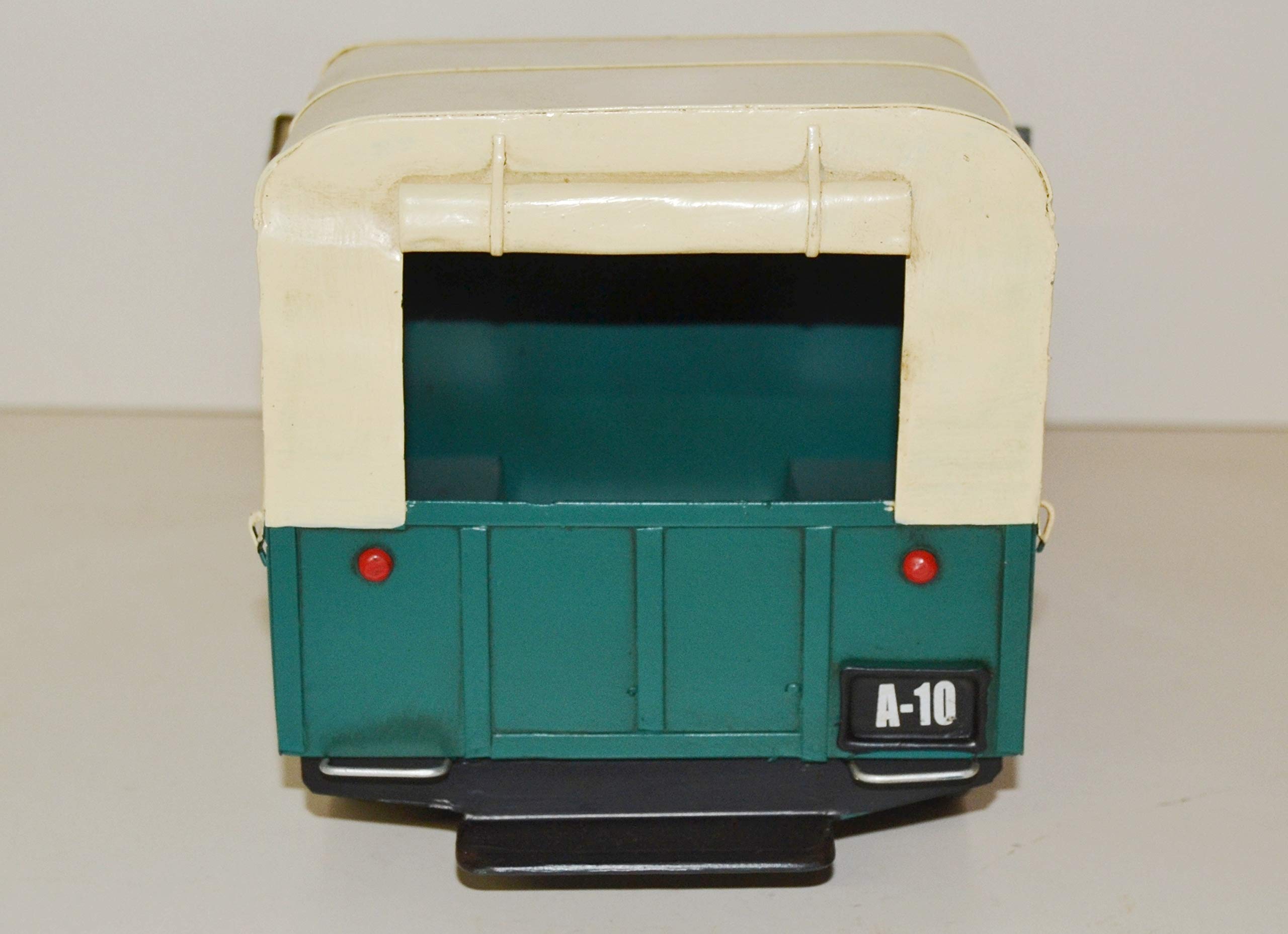 Blechauto Nostalgie Modellauto Oldtimer US-amerikanische Automarke Safari Geländewagen aus Blech L 36 cm