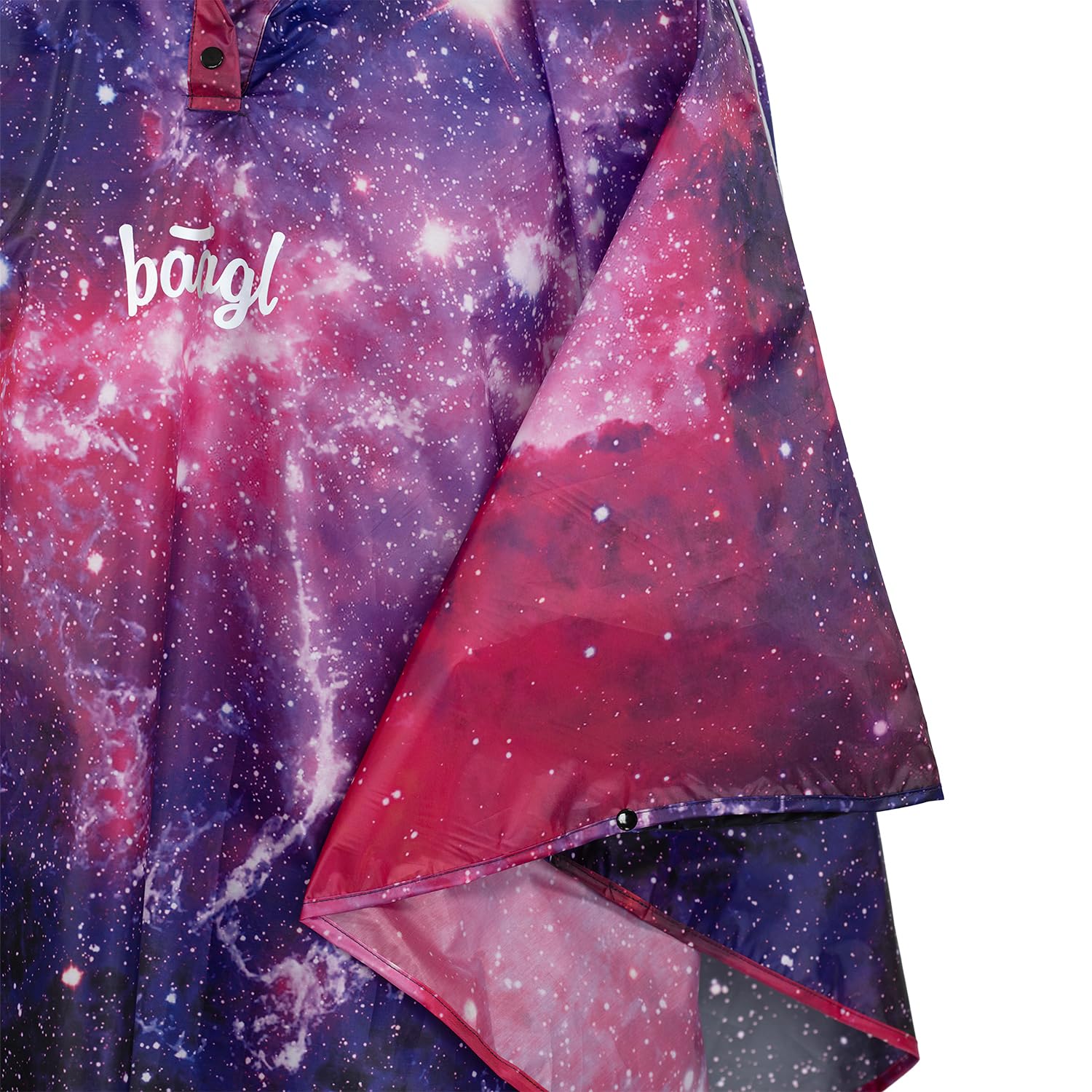 Baagl Poncho antipioggia per bambini – Cappellino impermeabile con cappuccio & elementi riflettenti – Impermeabile per ragazzi e ragazze – Ideale anche per biciclette e attività all'aperto