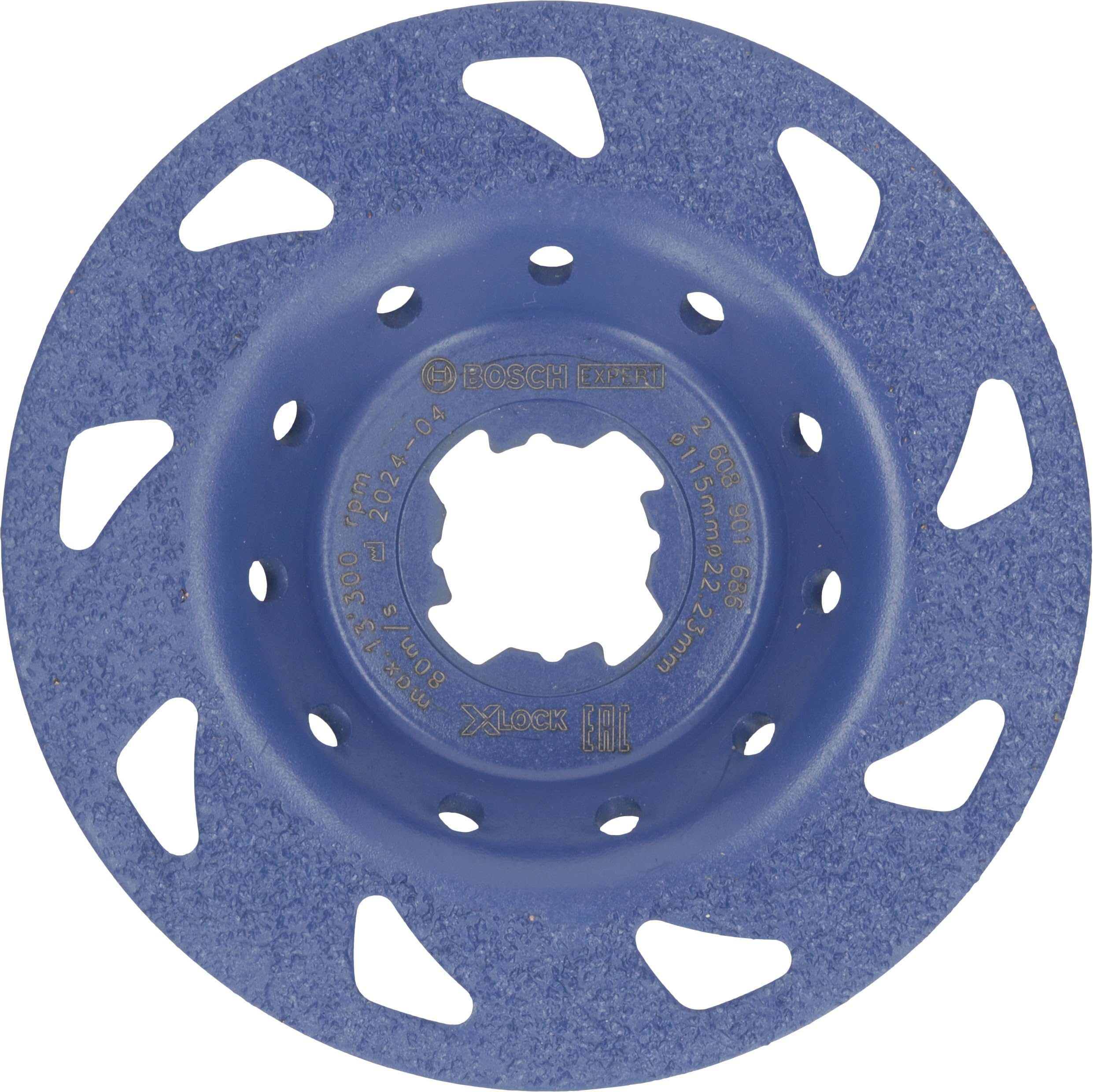Bosch 1x Mola a tazza Carbide EXPERT Multi Material, a grana fine (per Vernice su legno, Legno duro, Ø 115 mm, fine, Professional Accessorio Smerigliatrice angolare piccola)