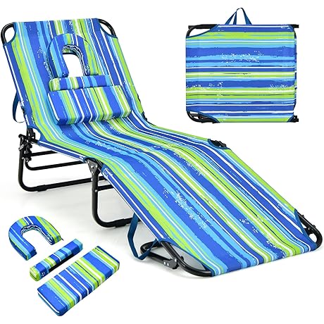 Giantex® Tanning Chair - Layout Lounge Chair