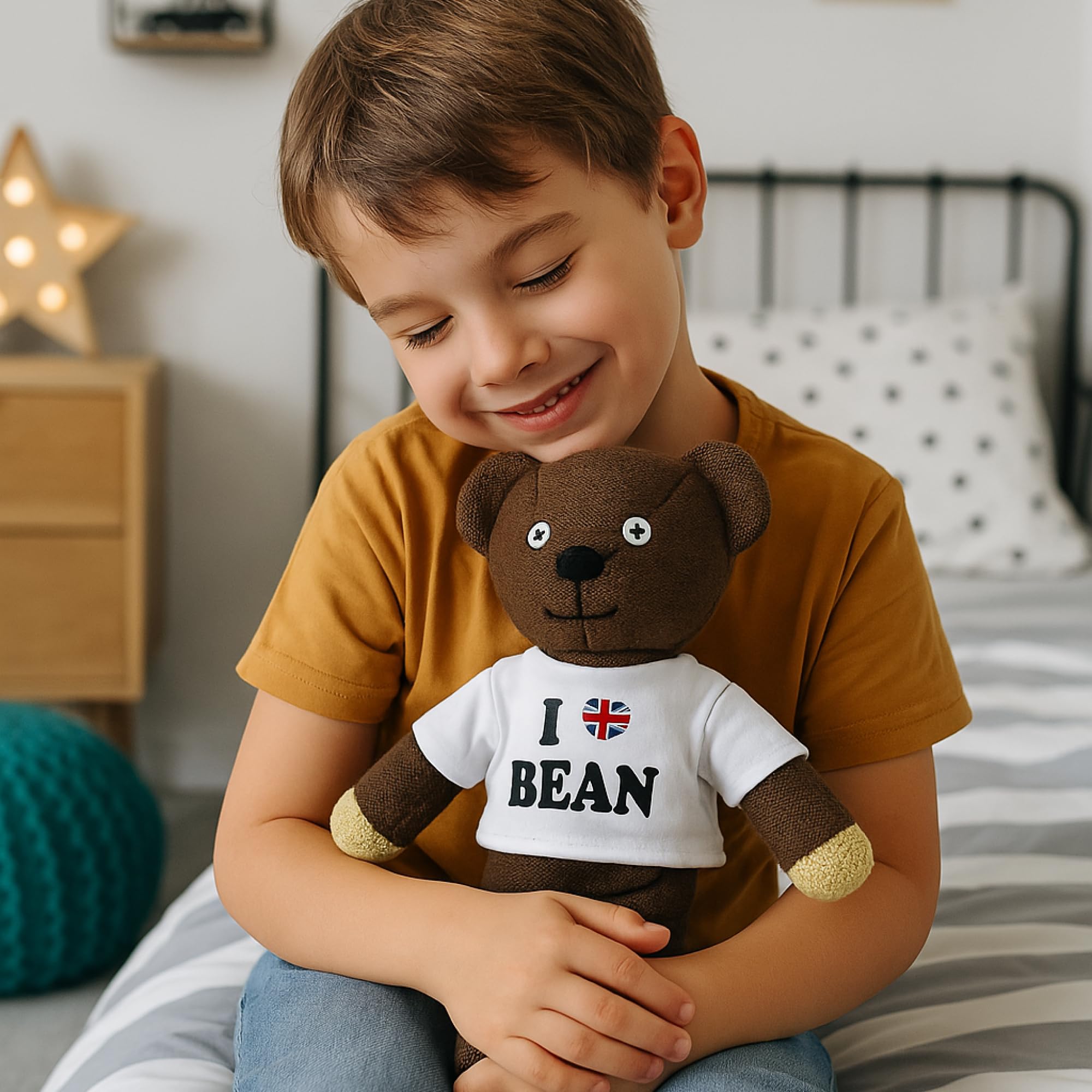 Peluche Nounours avec un Tee shirt Ours Personnalisable avec un Pré