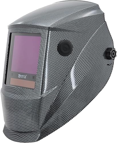 Antra Casco de soldadura digital con oscurecimiento automático de sombra DP8-1X Color verdadero TOP clase óptica 1111, amplio rango de sombra 45-14