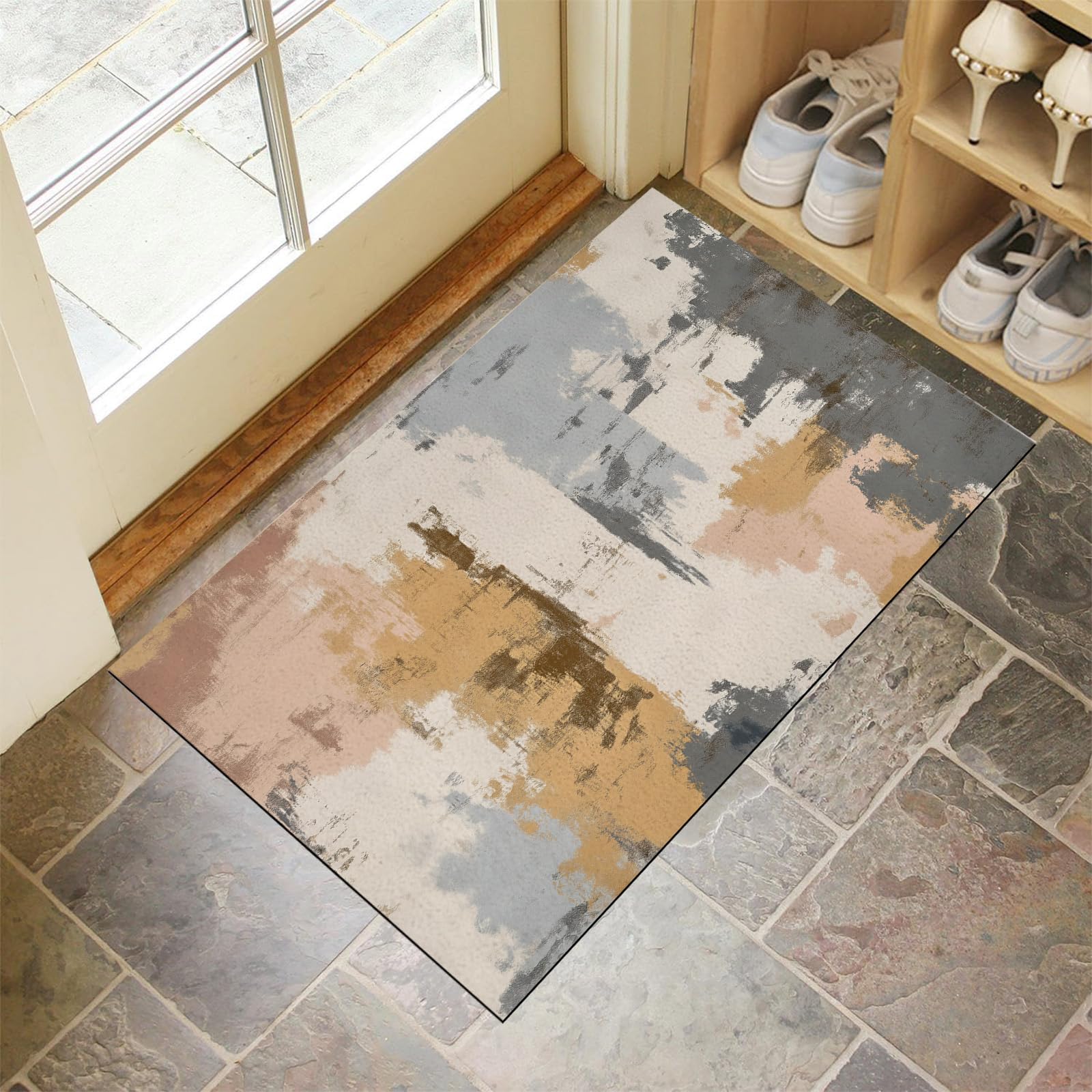 Tapis d'entrée 80x120 cm pour protéger le couloir des traces de chien et de boue
