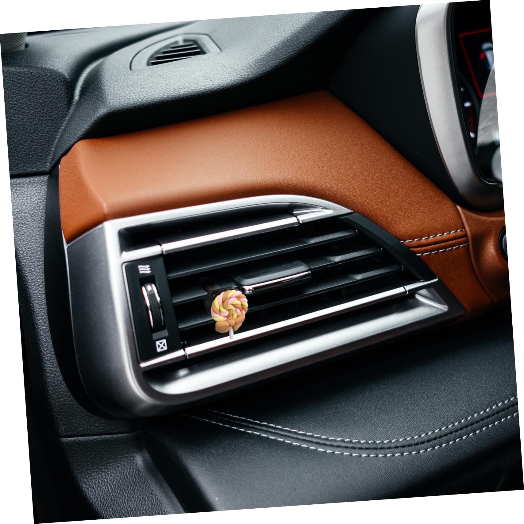 Happyyami Clip in Metallo e Plastica per Bocchetta di Ventilazione Auto 100 Pezzi, Resistente e Decorativa per Accessori Auto e Decorazione Interna