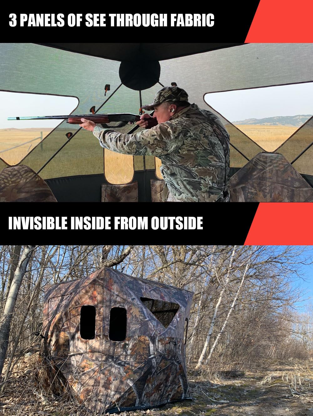 ハンティングブラインド Amazon.co.jp: THUNDERBAY 270度シースルーハンティング
