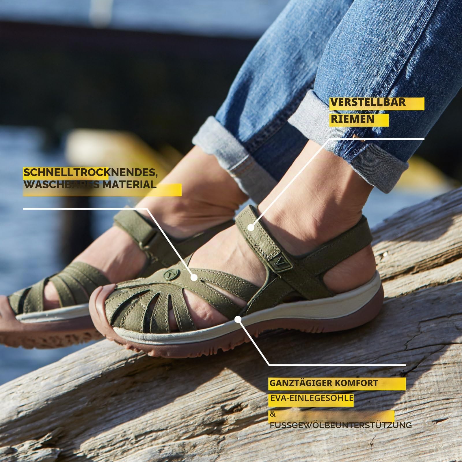 KEEN Damen Rose Sandal W-navySandalen