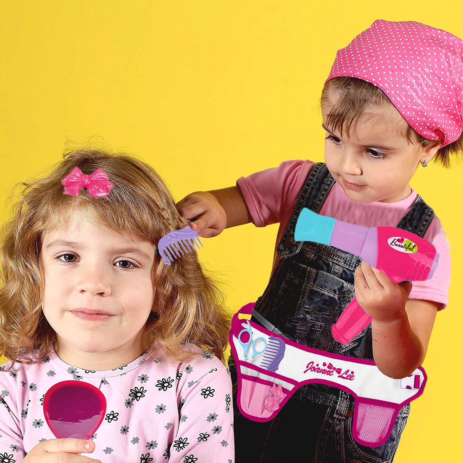 Buy Coolbitz Girls Battery operated Pink Beauty Fashion Hair Salon Set