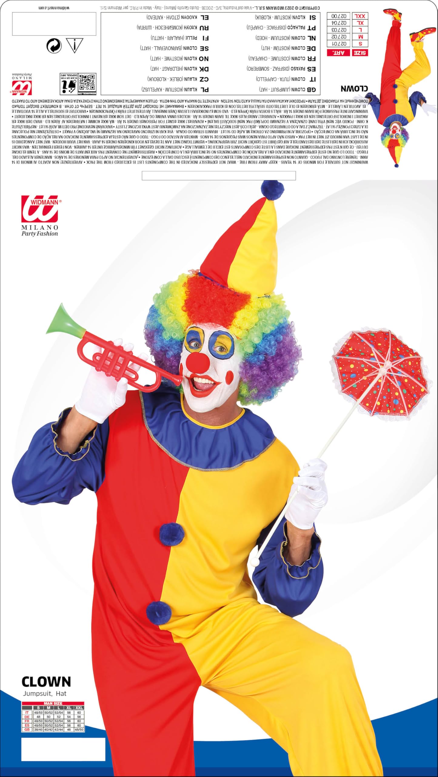 Viving Kostüme Clown-Nase – 5 Cm, One Size, Für Karneval, Partys & Kostümfeste, Für Erwachsene