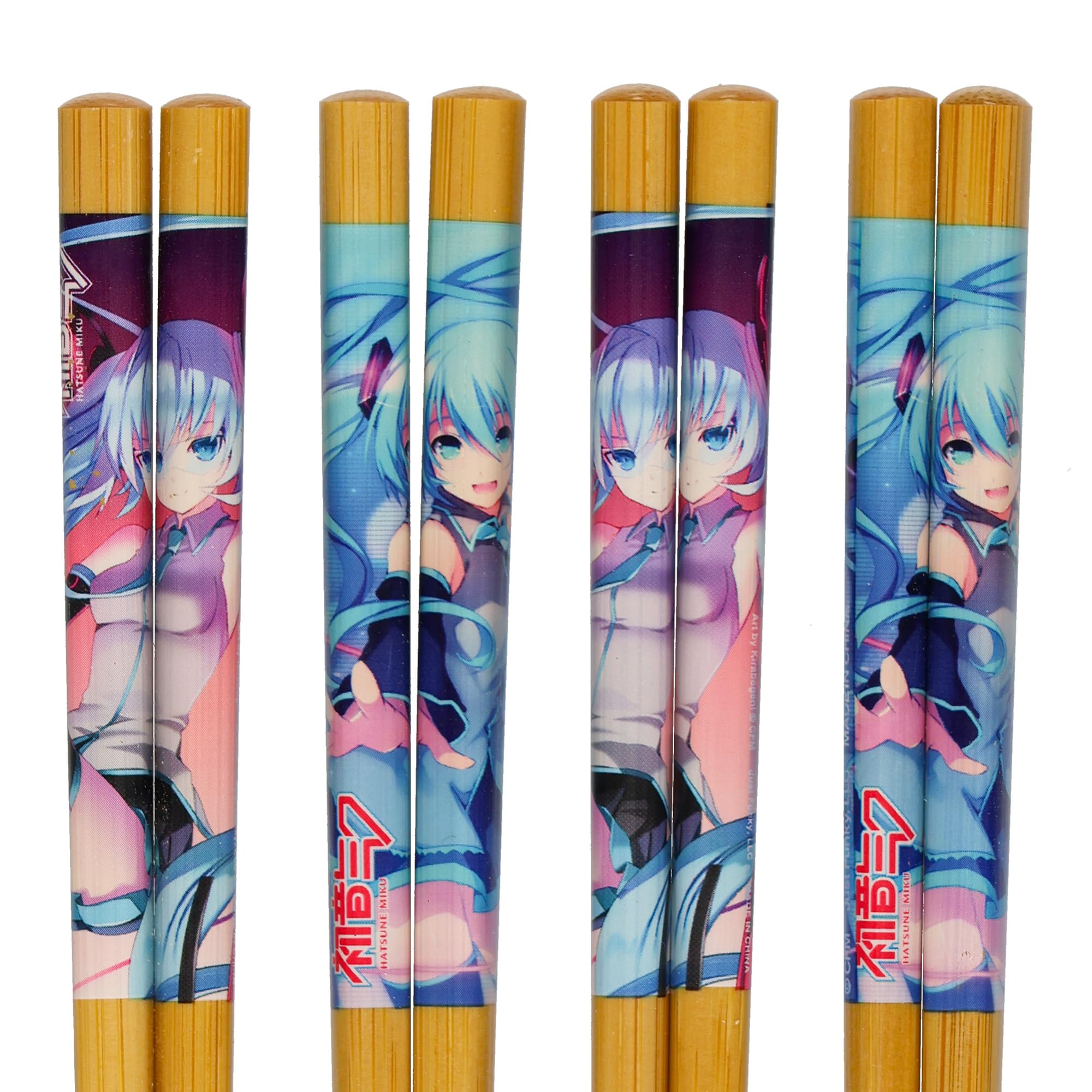 Hatsune Miku Chopsticks - Anime Flatware Set -2 Hatsune Miku Chopsticks - Anime Flatware Set -2