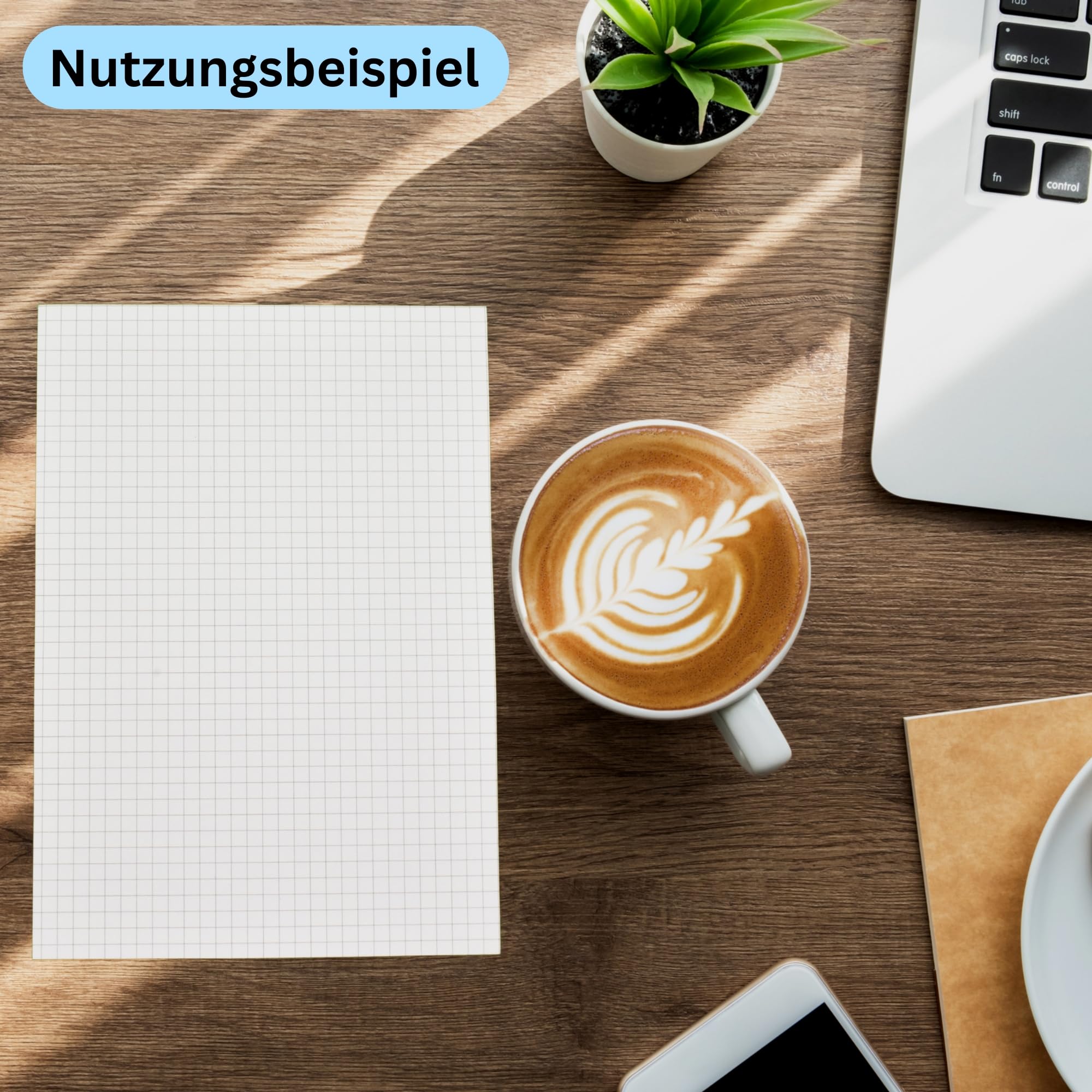 HLKauf Notizblöcke Schreibblock DIN A4 A5 A6 | kariert | liniert | blanko, Notizblock 5er|10er|20er Pack, 50 Blatt je Block, 80 g/m² Offset weiß, Blöcke für Schule oder Büro Uni