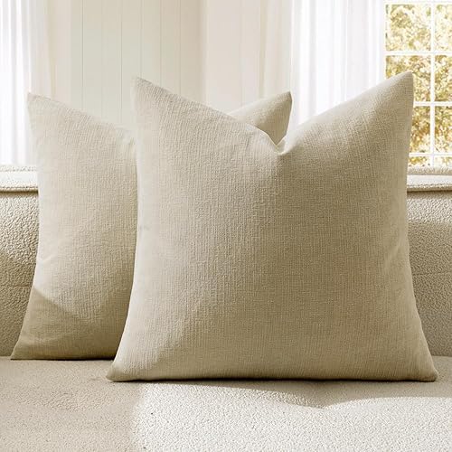 Miniatura 14 de MIULEE Juego de 2 fundas de almohada cuadradas decorativas de felpilla suave de 20 x 20 pulgadas para sofá, sala de estar y cama de color verde