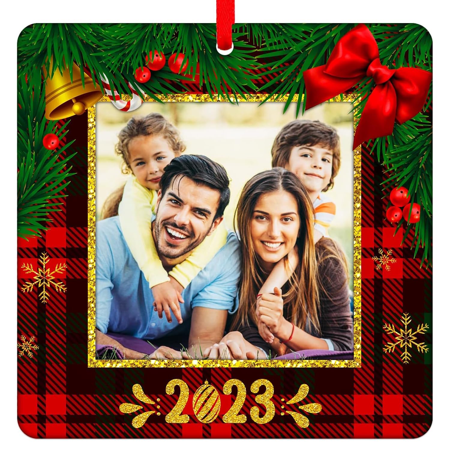 Personalized picture frame christmas ornaments Clearance