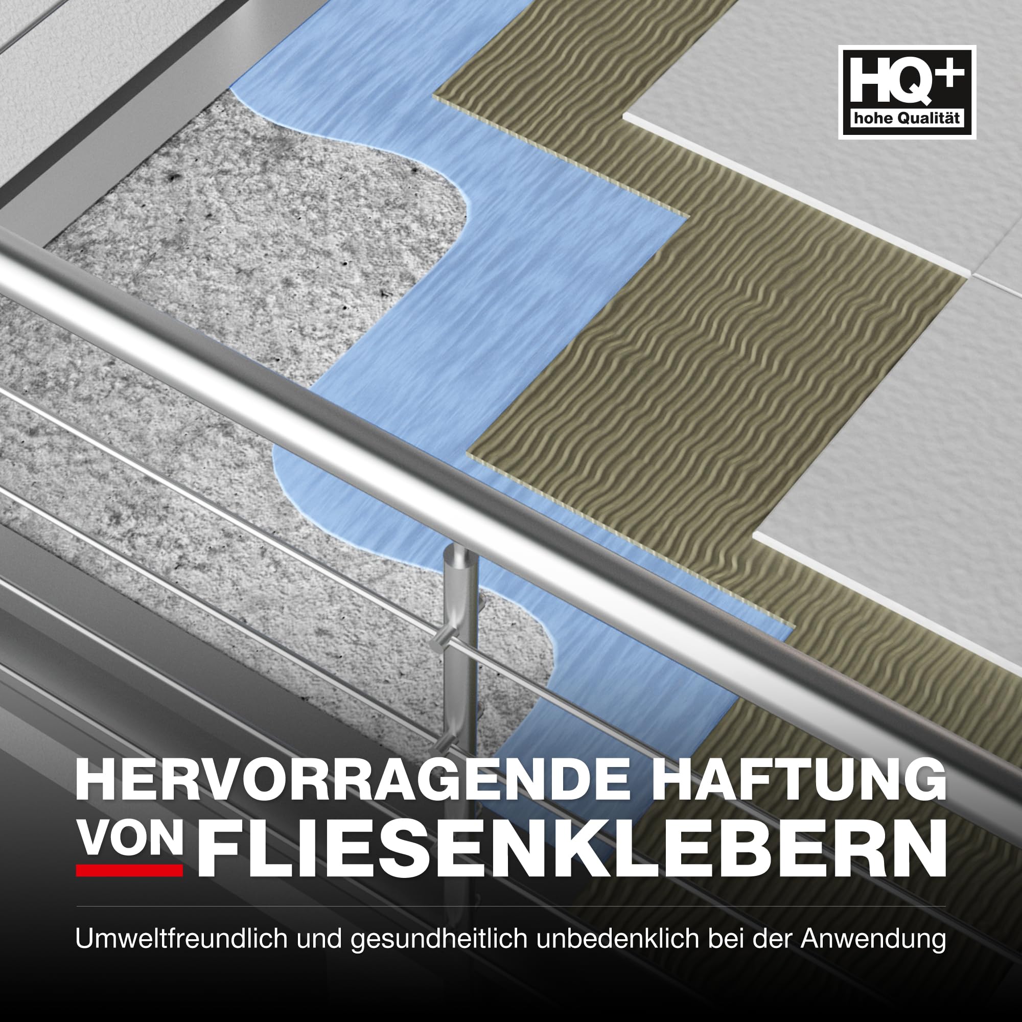 Isolbau Flüssigfolie PLUS 14kg - Dichtfolie für innen & Außenbereich - für Wand & Boden - Balkonabdichtung, Terrasse - Lösemittelfreie, wasserdichte Abdichtung Dichtmasse