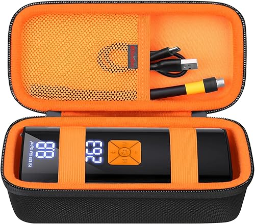 Elonbo Estuche de transporte para inflador de neumáticos Litmustes, compresor de aire portátil, bomba de neumáticos inalámbrica de 150 PSI con