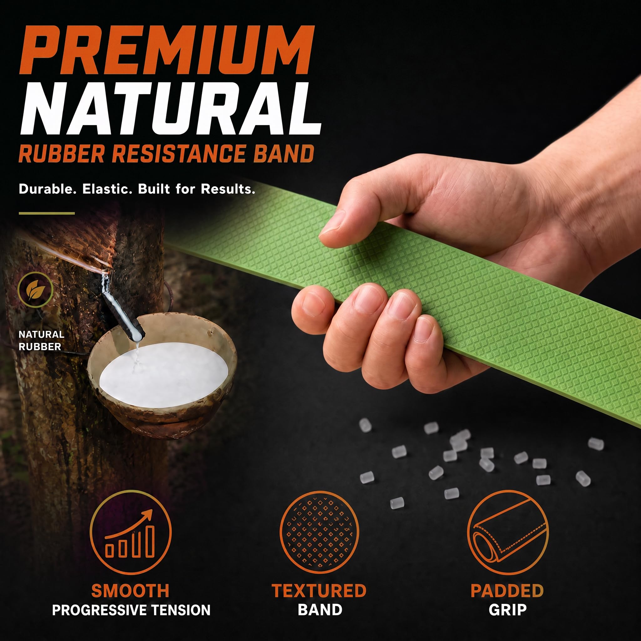 LEEKEY Bandas de resistencia, bandas de ejercicio, bandas de asistencia para dominadas, juego de bandas de entrenamiento, bandas de movilidad para hombres y mujeres, entrenamiento de fitness, terapia