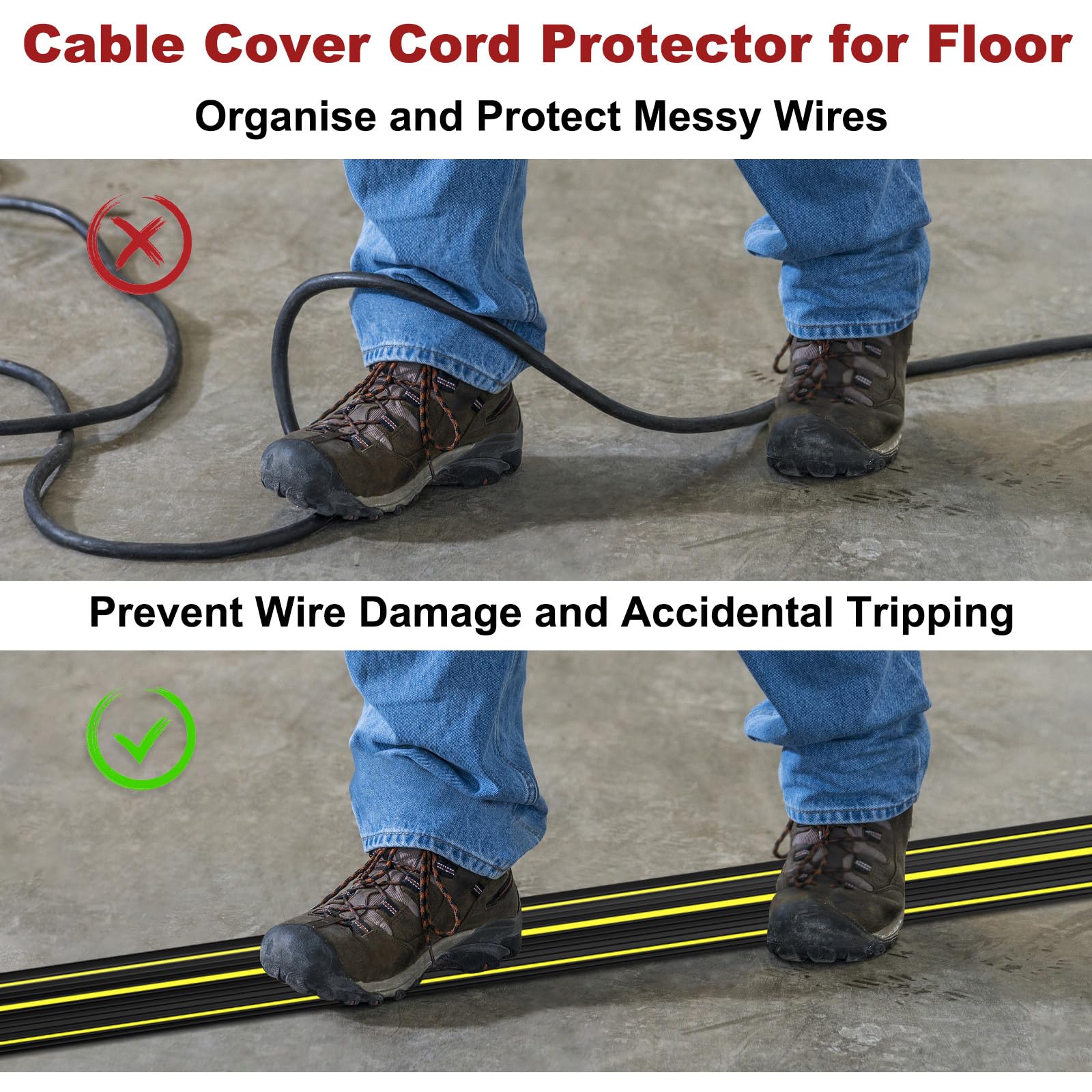 Floor Cable Cover, 3 Meters Floor Cable Protector - Image 3