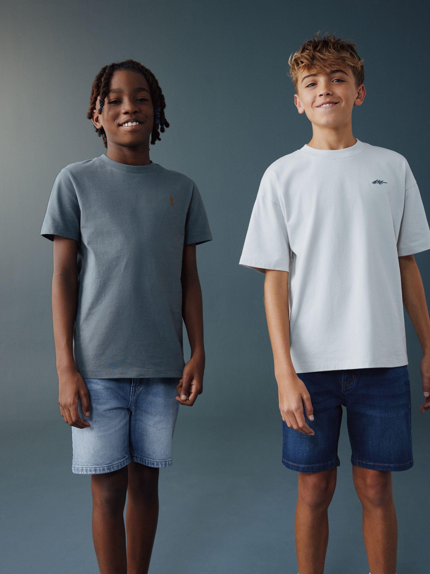 NEXT Niños Pack de 2 Pantalones Vaqueros Cortos