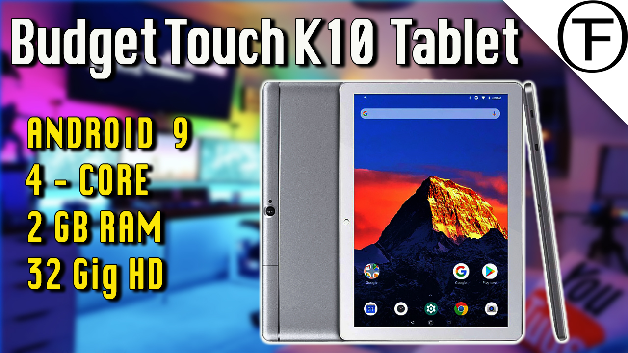 Watch Dragon Touch Notepad K10 Android Tablet 32GB Storage-10 inch