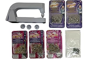 Bedazzler Deluxe MEGA Set: Embellish Your Hair with Radiant Rhinestones