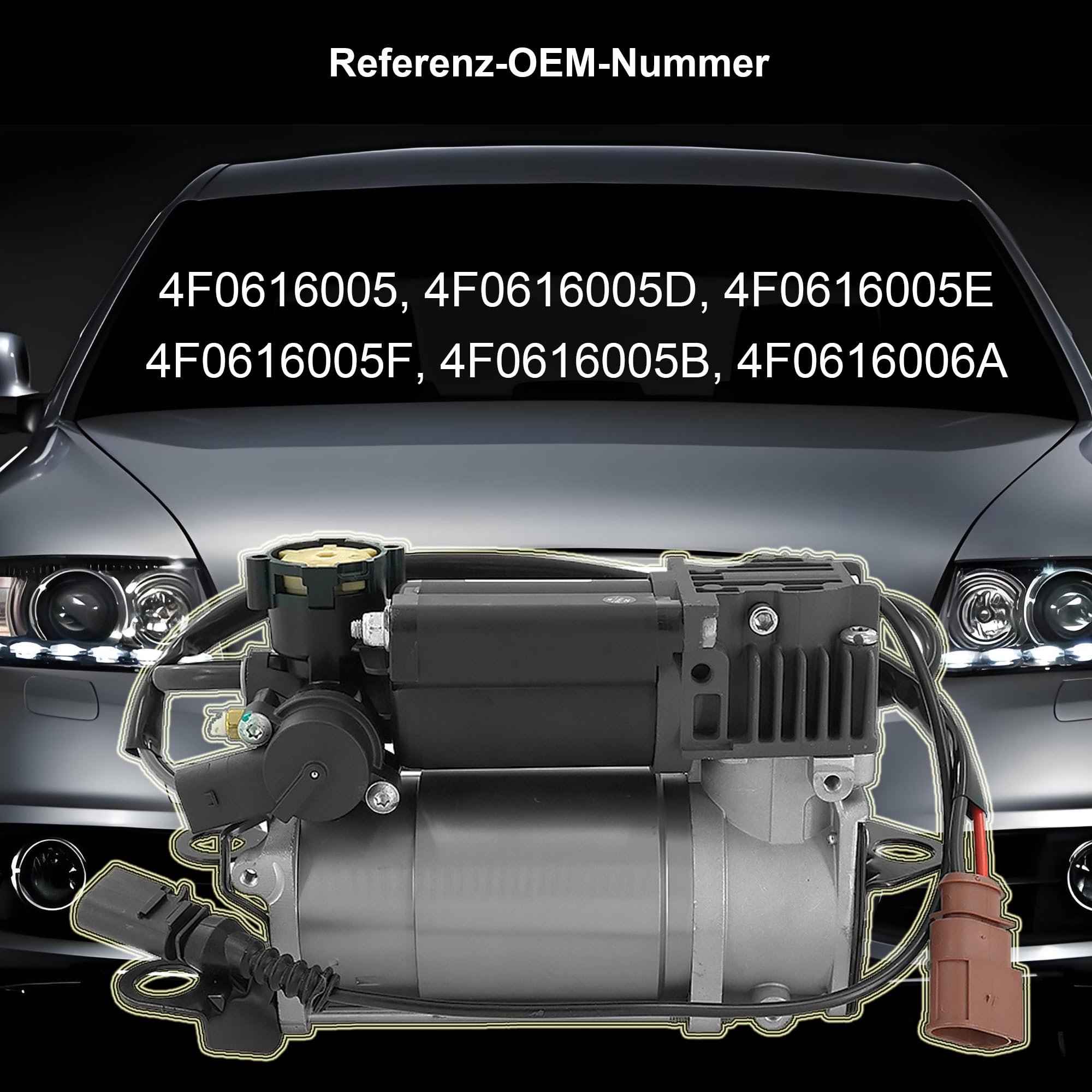 Luftfederung Kompressor 4F0616005B für Audi A6 S6 Avant C6 4B 4F Allroad Quattro 2004-2011