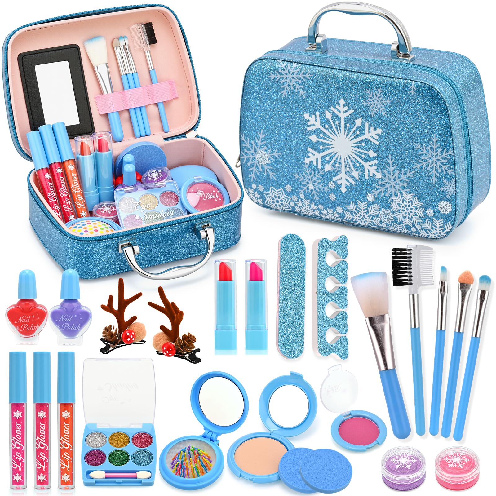 Amazon.com: ACGASK Real Washable Makeup Kit for Girls - Non-Toxic