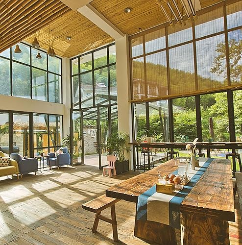 Miniatura 5 de Persianas de bambú, cortinas de bambú, persianas de bambú para ventana al aire libre, bambú natural, hermoso y práctico,