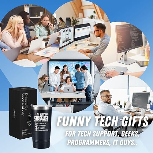 Miniatura 3 de Onebttl Tech Support Gifts Techie IT Guy - Taza de café divertida, regalos para mesa de ayuda, técnico, programador, amante de la tecnología,