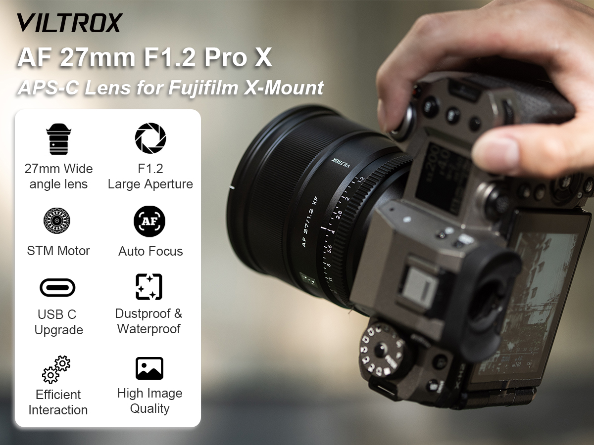 VILTROX 27mm f1.2 XF 富士フイルム Amazon.com : VILTROX AF 27mm F1.2 Pro XF Lens for Fujifilm X-H2S X