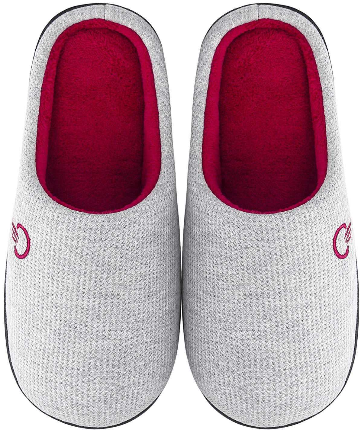 Mishansha Unisex Pantofole Casa/Esterno in Memory Foam - Calde leggere Morbide Comode e Antiscivolo