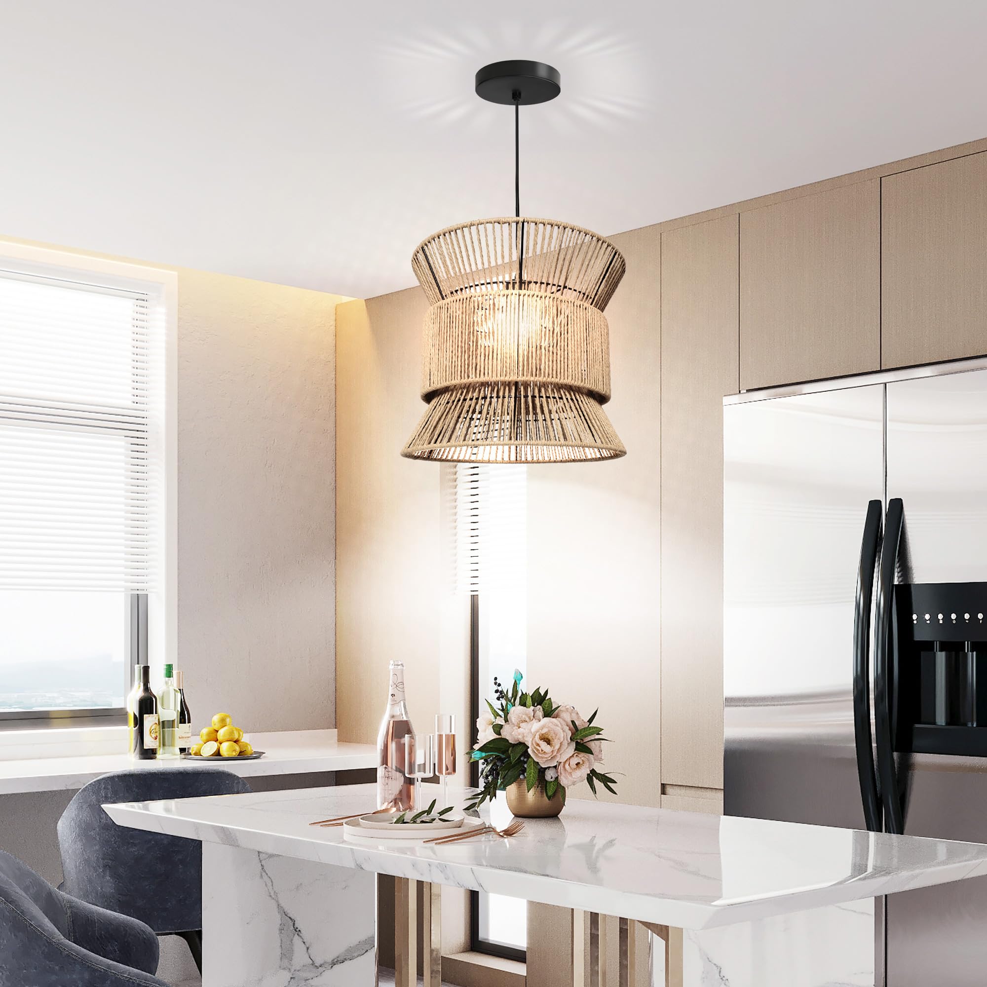 Flush Mount Ceiling Light With Chord Modern Round Crystal Chandeliers