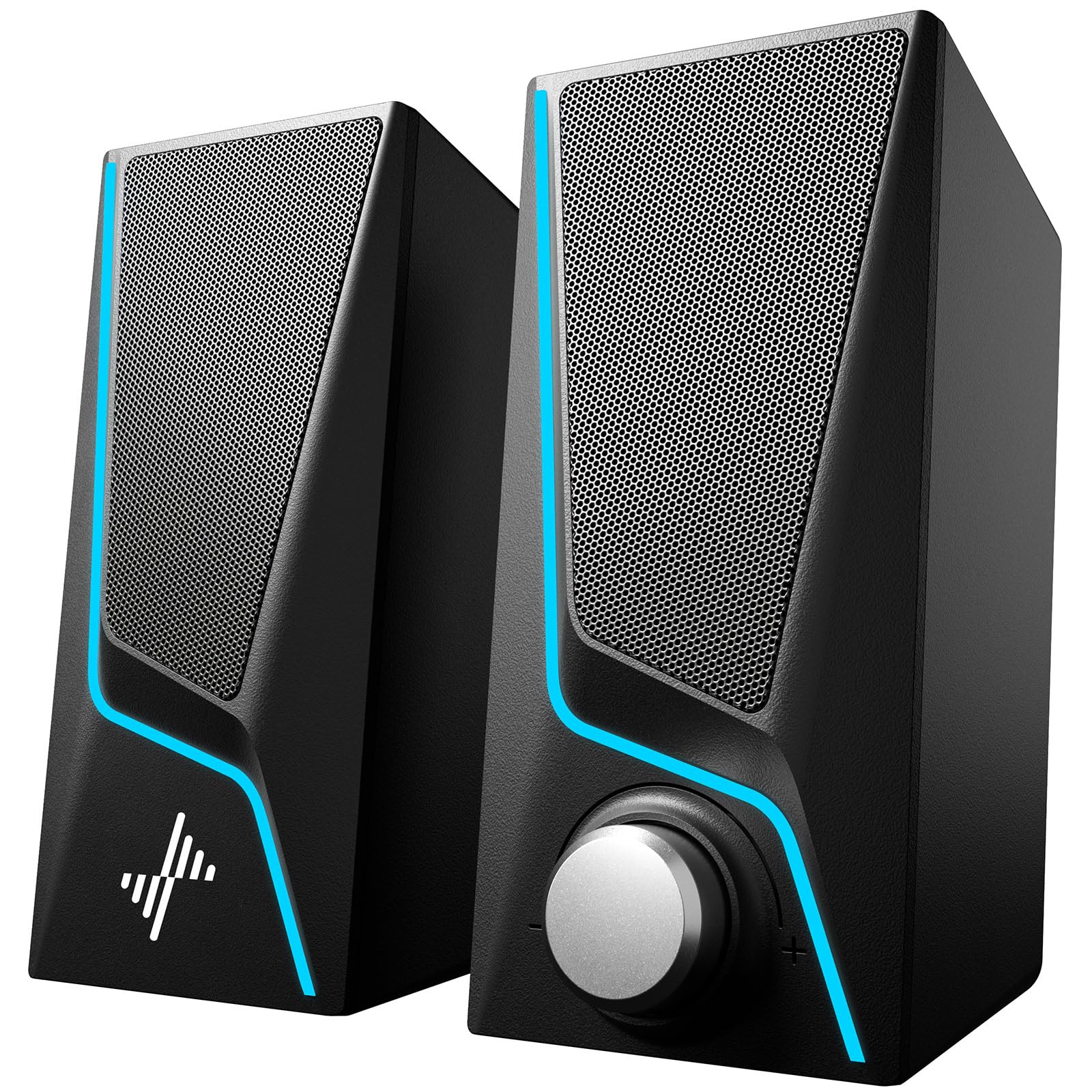 Nylavee Computer Speakers for Desktop, PC Speakers with 9 Lighting Modes