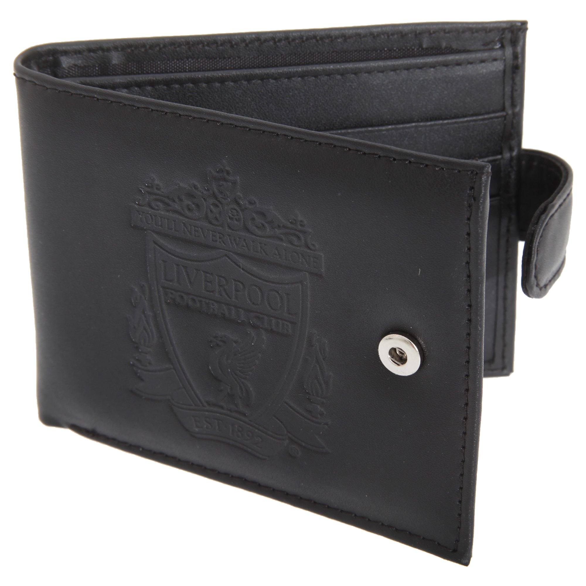 Club Licensed Liverpool Embossed Leather Wallet - One Size