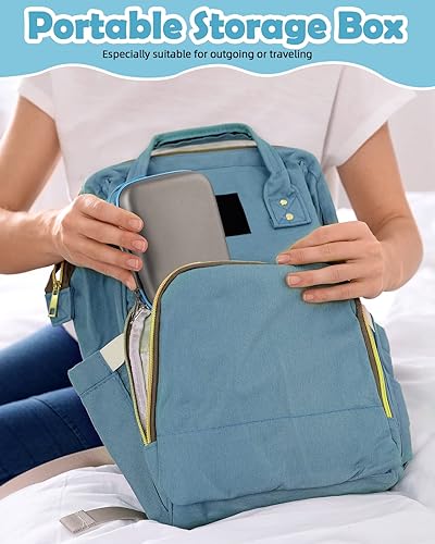 Miniatura 7 de Lictin Kit de aseo para bebé 15 piezas kit de cuidado de la salud del bebé kit de viaje portátil cortador de seguridad para bebé kit de uñas para