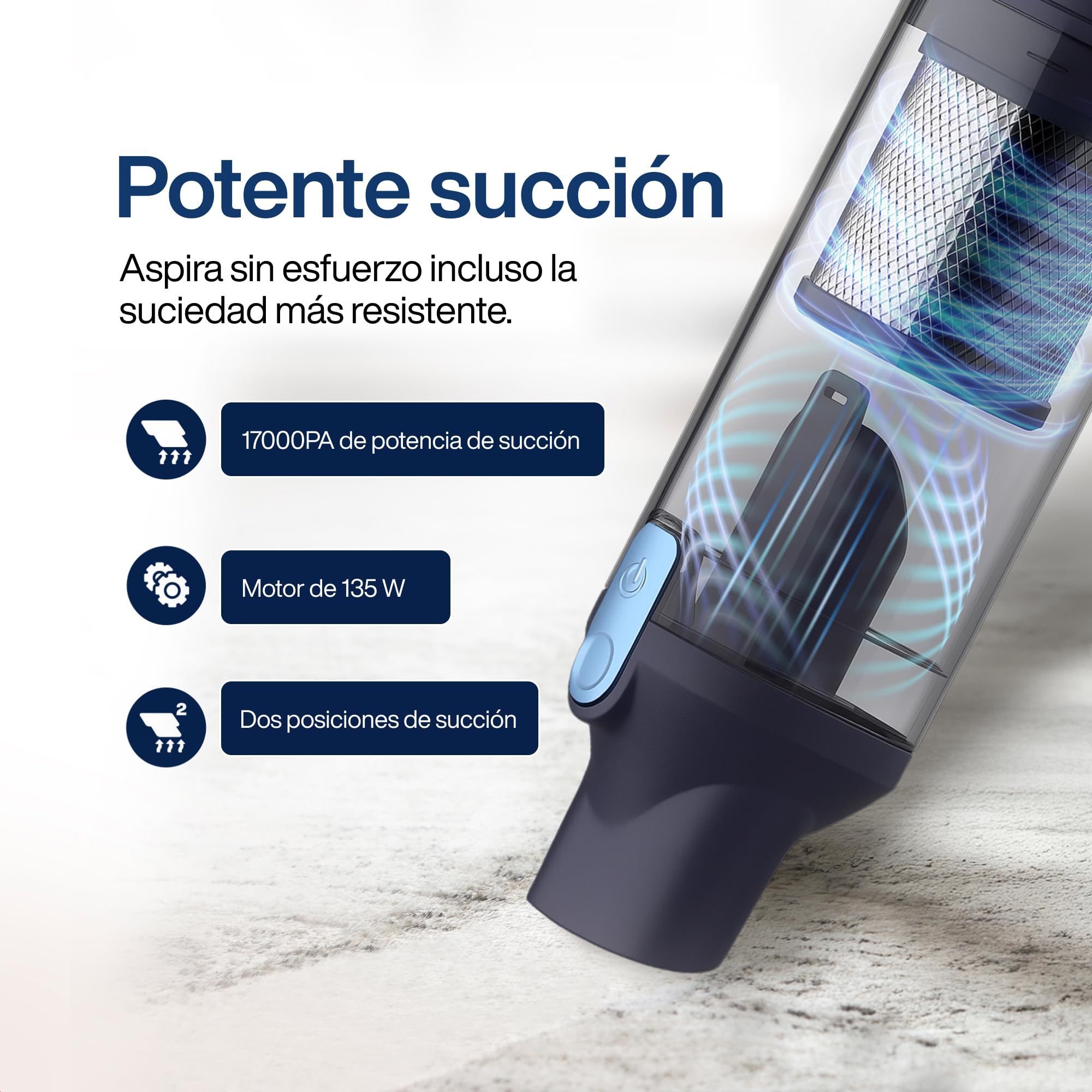 Aspirador de mano NanoDetect Pro 120W