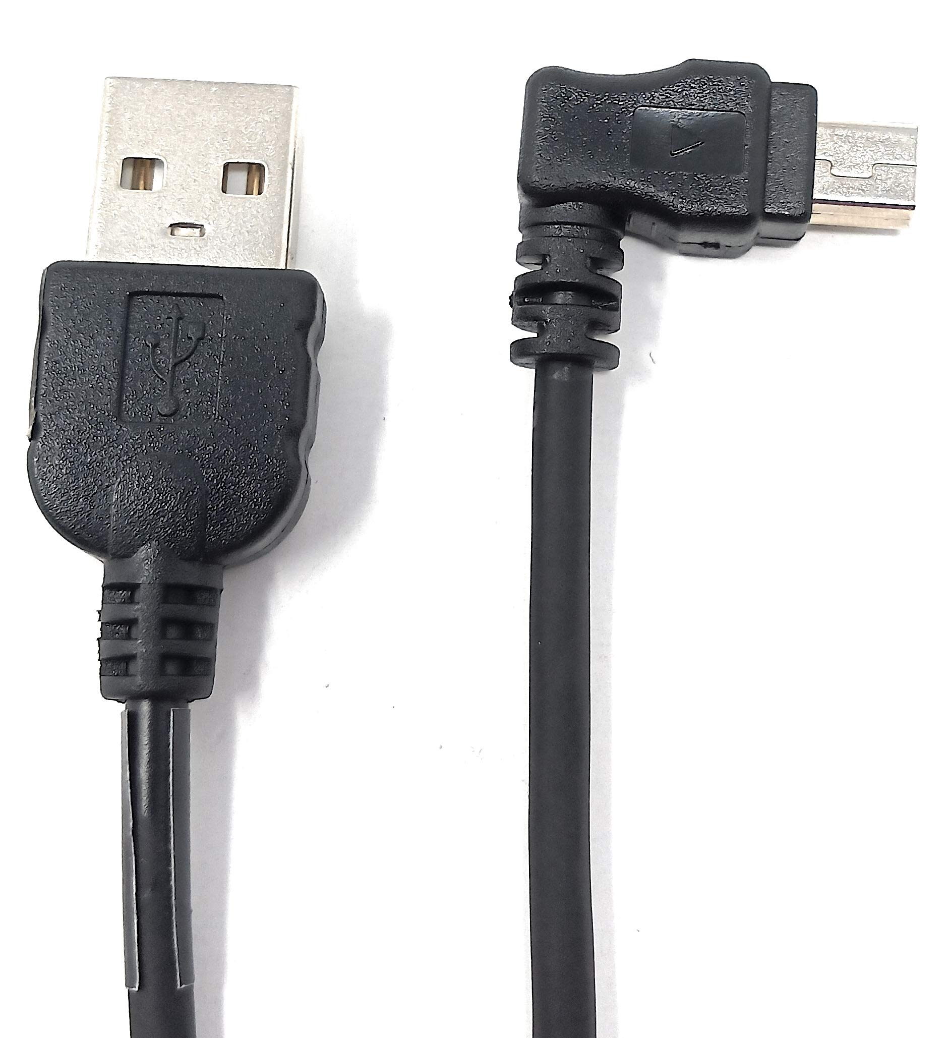 Mini Cavo Spiralato USB 90 Gradi Spina (Sinistra) 140 Cm