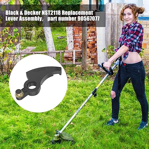 Miniatura 5 de CDIYTOOL OEM 90567077 Asamblea de palanca de repuesto para recortadora para Black & Dec-er LST136 LST136 LST136B LST220 LST220FC-AR LST220FC-B2C