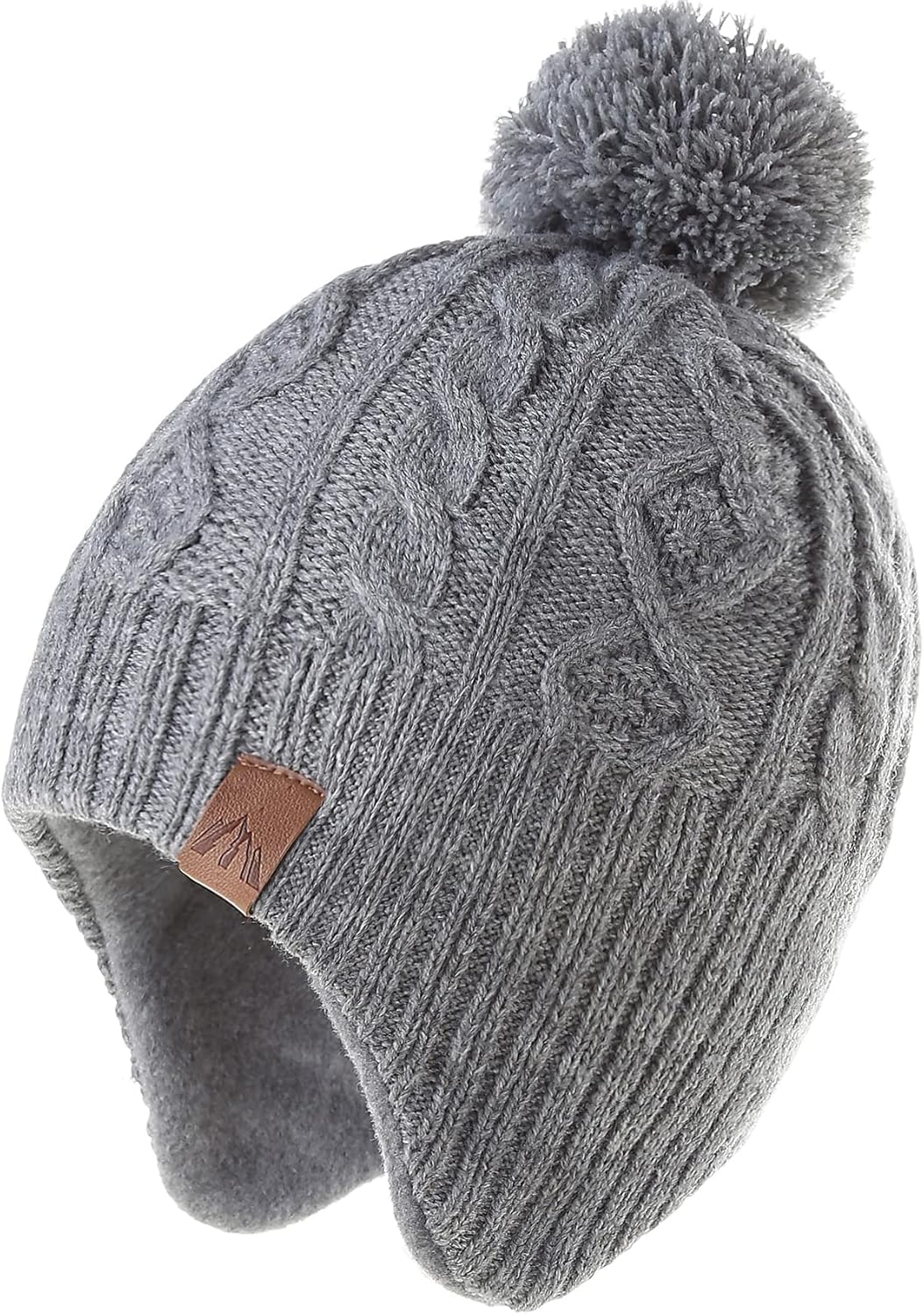 Boys Winter Hat Earflap Knitted Beanie for Kids Warm Fleece Lined Thicken Hat for Baby Boys Winter Hat Earflap Knitted Beanie for Kids Warm Fleece Lined Thicken Hat for Baby