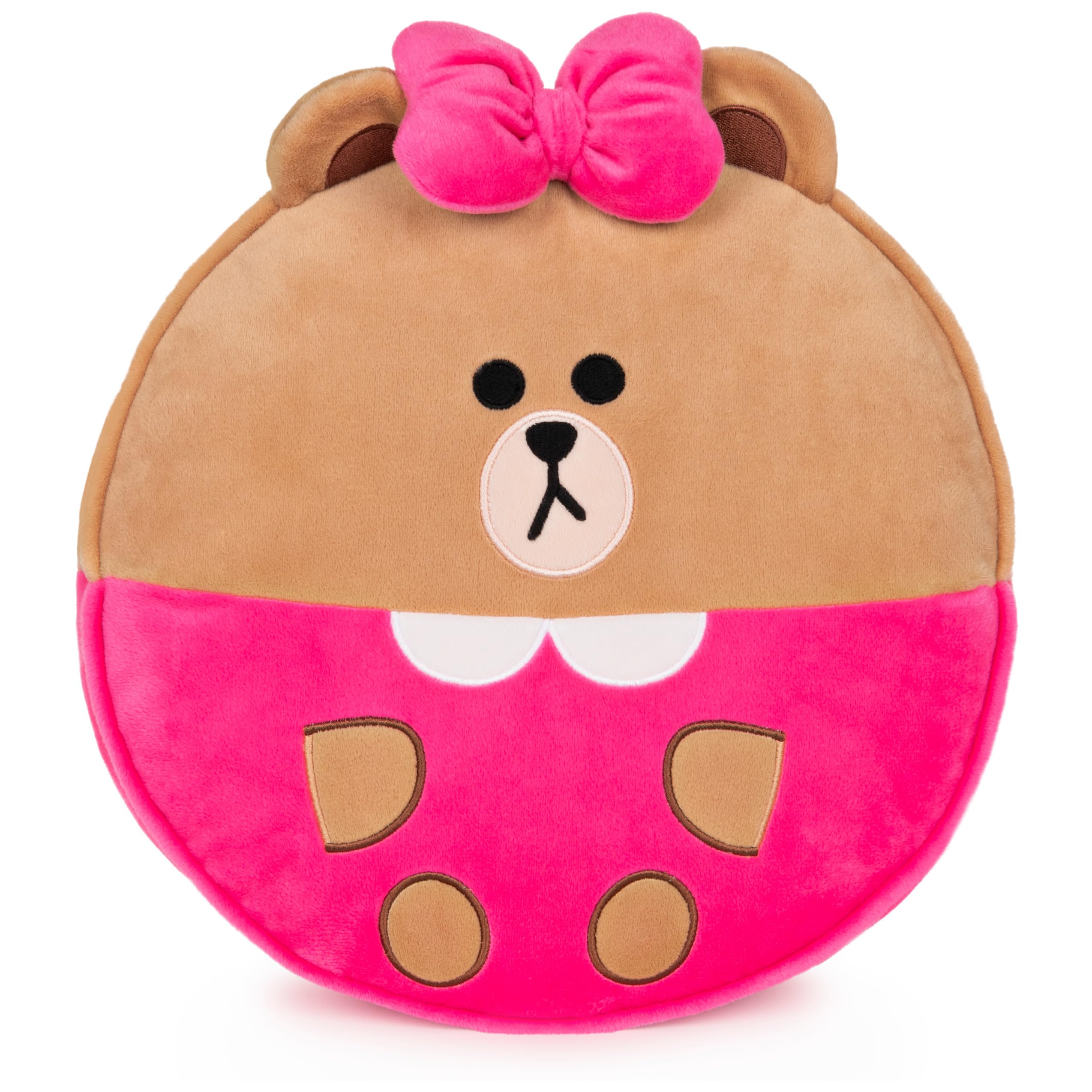 Amazon.com: GUND LINE Friends Choco Round Body Pillow Soft Plush 