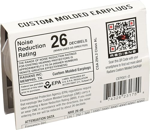 Miniatura 5 de Radians - Tapones para los oídos moldeados personalizados color marrón