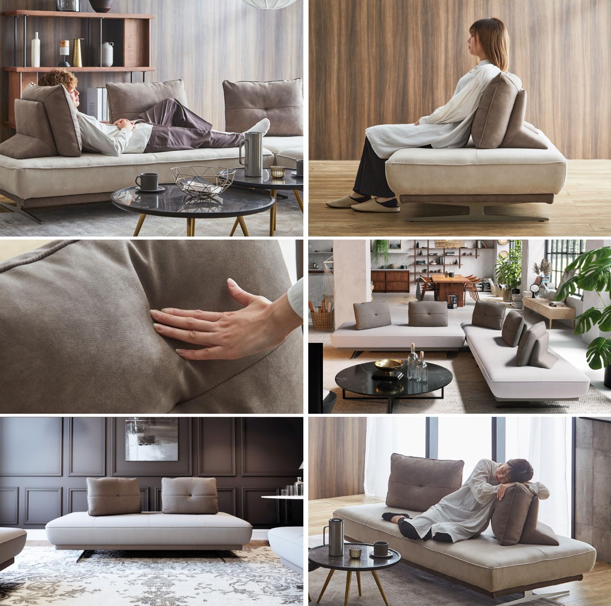 モカ✨アルフレード ソファ プラチナグレー×ヨーロピアングレー モカ✨アルフレード ソファ プラチナグレー×ヨーロピアングレー