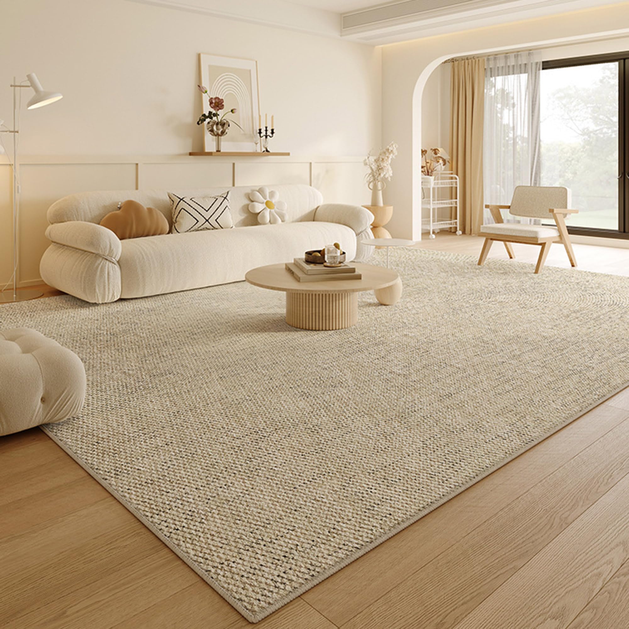 Tapis de sol moderne lavable et antidérapant grand format style 10 pour chambre